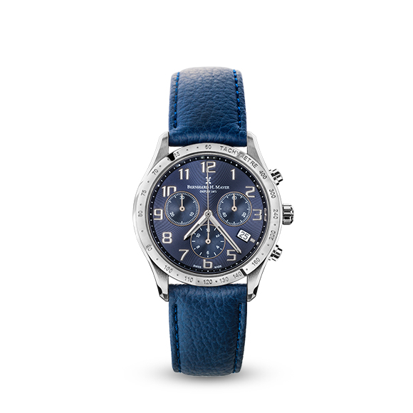Iris Chronograph Watch - Deep Blue